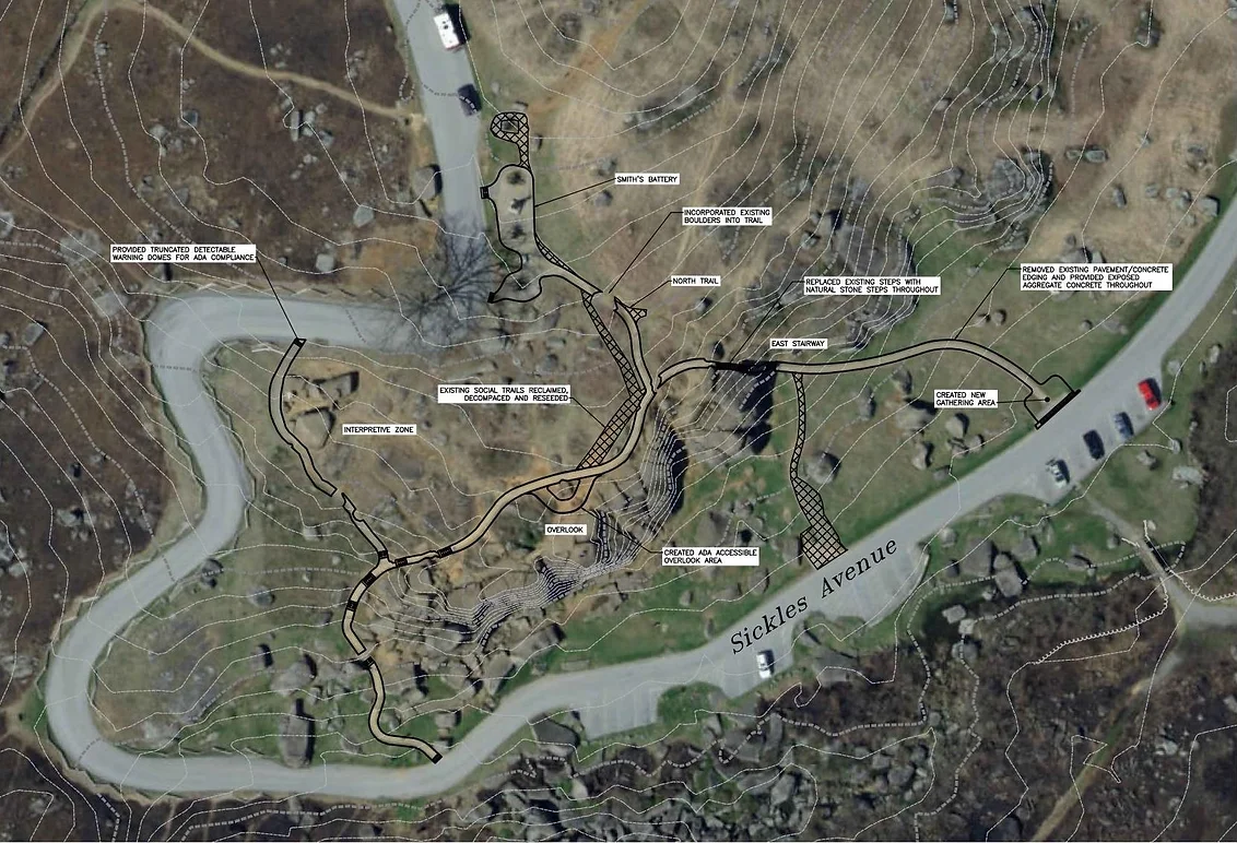 Gettysburg Trail Map